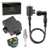 Igniter CDI and Starter Solenoid Relay Ignition Coil for Kawasaki