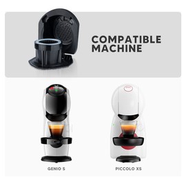 Coffee Capsule Pod Converter for Nespresso Original Capsules, Reusable Coffee Pods Adapter Refill Coffee Capsule Converter Holder Compatible with Dolce Gusto Genio S/Piccolo XS