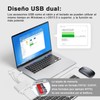 JOOPSHEE Lector de Tarjetas de Memoria 5en1, Adaptador USB y