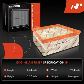 A-Premium 2-PC Engine & Cabin Air Filter with Activated Carbon Compatible with Ford EcoSport 2018 2019 2020 2021 2022, 1.0L 2.0L, Replace# GN1Z9601A, BE8Z19N619A