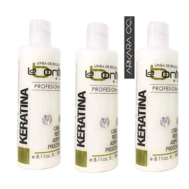 3 Unidades De Keratina La Bonte 240ml + Envío Gratis
