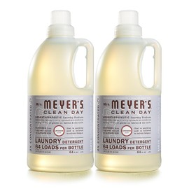 MRS. MEYER'S CLEAN DAY Liquid Laundry Detergent, Cruelty Free, Lavender Scent, 64 oz- Pack of 2