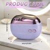 2-in-1 Smart Electric Nail Clipper & Polisher (Purple)