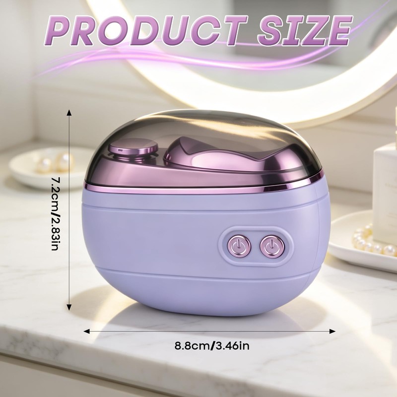2-in-1 Smart Electric Nail Clipper & Polisher (Purple)