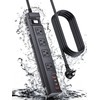 EIGSO Outdoor Power Strip Weatherproof 10FT, Waterproof Surge Protector with