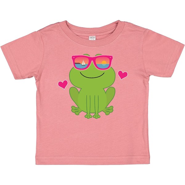 inktastic Summer Frog Beach Vacation Sunglasses Baby T-Shirt 12 Months
