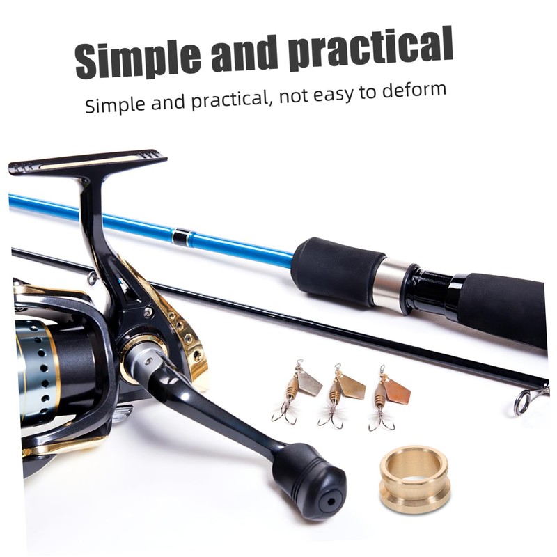 Gatuida 2pcs Fishing Rod Repair Guide Rings Durable Replacement for
