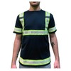 Reflective Safety Work Shirts for Men - High Visibility Short