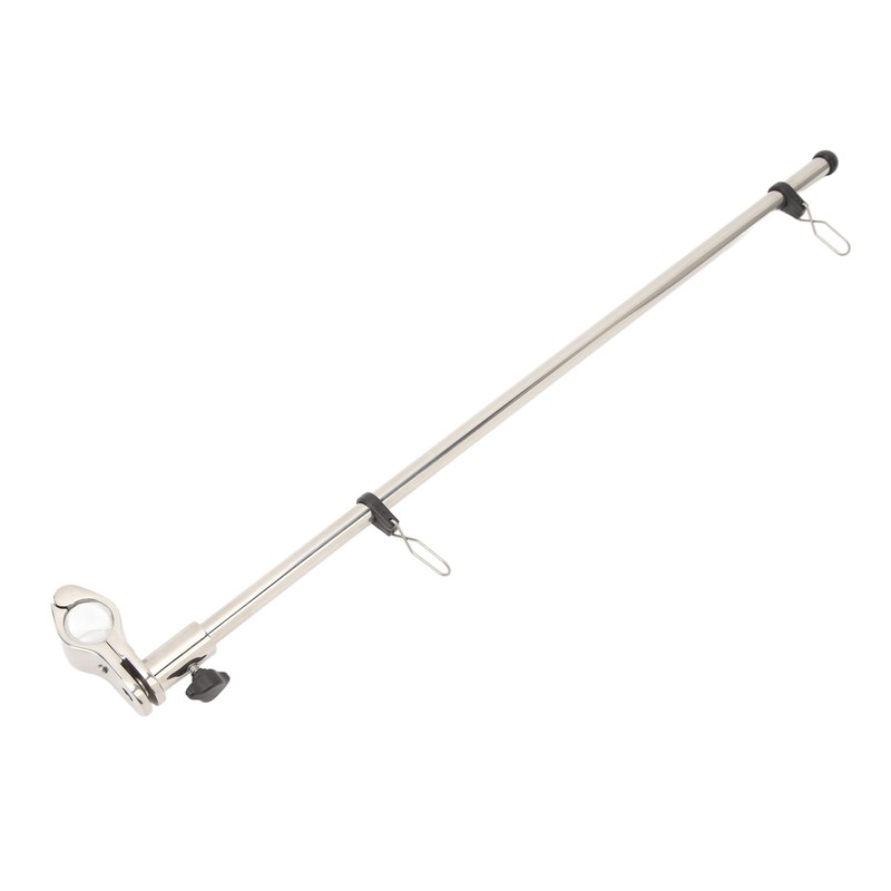 Marine Grade Rail Mount Flag Pole 560mm Stainless Steel Flag