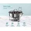 Kook Stainless Steel Chafing Dish Buffet Set, with Glass Viewing