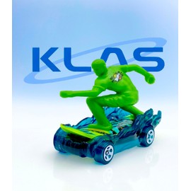 Hot Wheels Surf's Up (Green) 2/5 HW Xtreme Sports - 2024-17/250 (Short Card) - COMES IN A KLAS CAR KEEPER SHORT CARD PROTECTOR CASE - HTB97