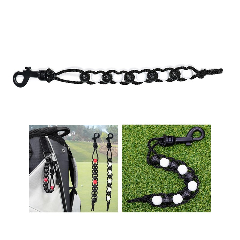 Golf Bead Counter With Clip Golf Scoring Score Bead Strokes