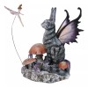 Ebros Gift Whimsical Amy Brown Curious Encounter Fairy Tabby Cat