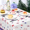 Lide Road 2 Pcs Patriotic Party Tablecloth, 4th of July