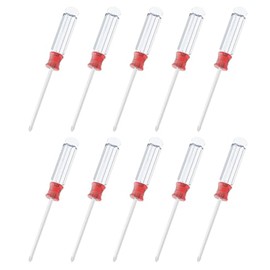 TOP-VIGOR 10pcs Mini Phillips Screwdriver 3mm Cross Head 128mm Length, Small Precision Screwdrivers with Non-Slip Handle for Electronics, Glasses, Watch, Computer and Small Appliance Repair