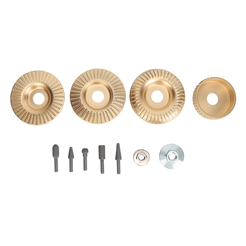 Wood Carving Disc Rotary File Set Angle Grinder Grinding Shaping