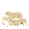 Mutterschaf mit 3 Lämmern, zu 12cm Fig. (Kunststoff) - Made