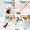 SHUOGUO 12 Pack 19.6-Inch Drain Clog Remover - Flexible Drain