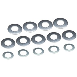 FregocS Stainless Steel Thin Spacer Color General Purpose for M12 with Fine Adjustment 14-Piece Set (Thickness 0.3~0.8mm) MCP-SUSC-M12