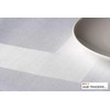 Set of 6 Superior White 100% Cotton Satin Band Napkins