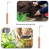 HiChuAng Weed Remover Tool Stainless Steel Patio Weeder Single Claw
