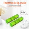 2PCS high-precision leveling bubble extended three line horizontal bubble water