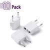 Bates- European Travel Plug Adapter, 10 Pack, European Plug Adapter,