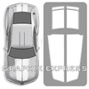 Avery WHITE - Camaro RACING STRIPES Rally Decal 2010-2015 Chevy