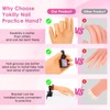 Yokilly Practice Hand for Acrylic Nails, Bendable Soft Nail Practice