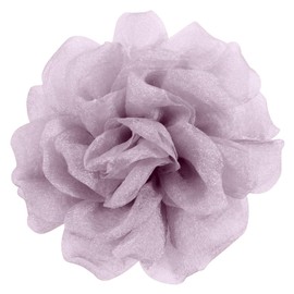 Rose Flower Brooches and Pins for Women | Lavender Brooches for Women with Hair Clip | Hair Pins for Women & Flower Clips for Hair | Lapel Pins for Women | Hat Pins for Women, 4.3 Inches, Lavender