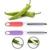 2Pcs Straight Peeler Slicer, Vegetable Fruit Peeler Slicer Zucchini Cucumber