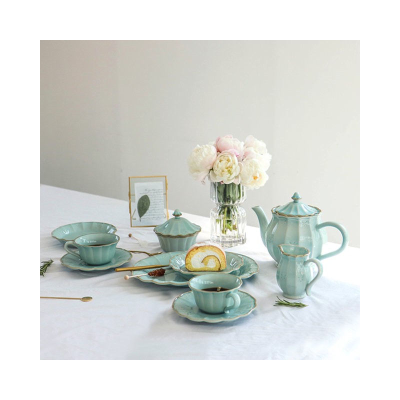 Costanova Oliva Aqua 18cm dessert plate / 코스타노바 올리바 아쿠아