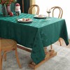 Mantel jacquard de Navidad, resistente a derrames y arrugas con