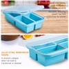 Silicone Freezer Trays with Lid, 1 Cup Soup Freezer Containers