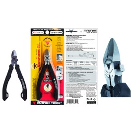 VAMPLIERS 4.75" Precision Flush Cutters. Made in Japan. Professional Grade Side Cutting Pliers. Ideal for Circuit Board Work, Clean Wire Cutting, Electronic Repairs.