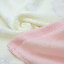 Bath Towel Shirring Dye Print