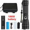 Rechargeable LED Flashlight for Outdoor Use – Aluminum Alloy Zoom