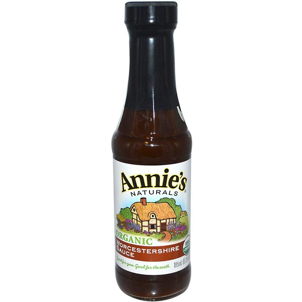 Annie's Naturals, salsa Worcestershire, orgánica, 6.25 oz (Paquete de 2)