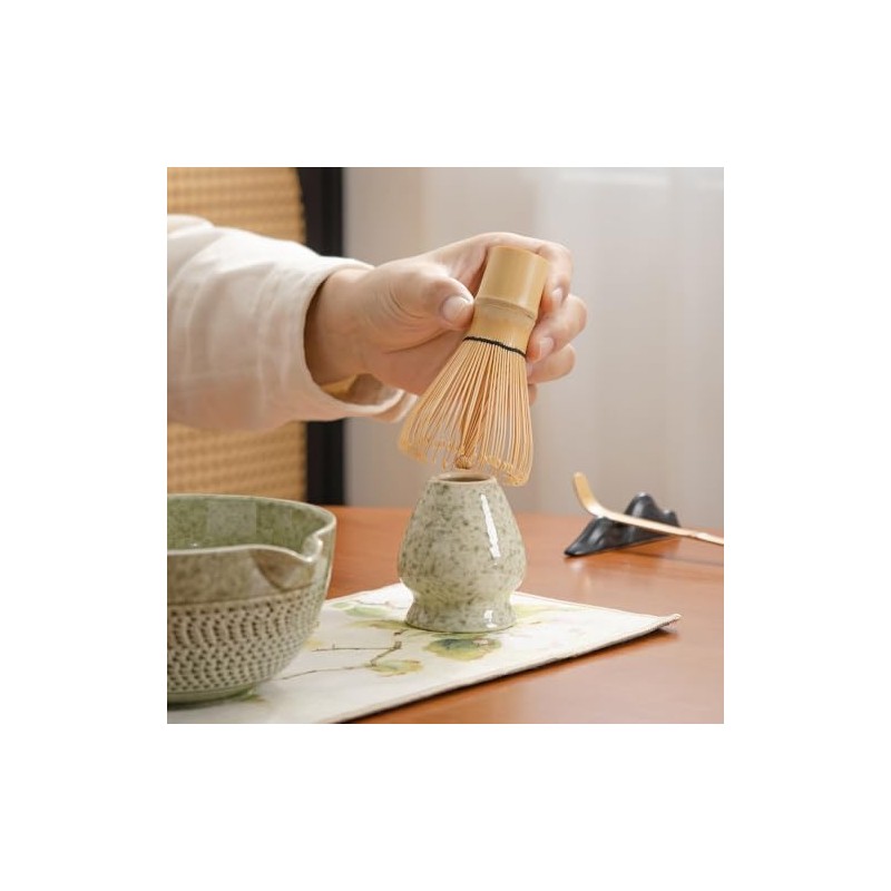 DWEHIXBUY juego de batidor matcha para ceremonia, accesorio de batidor