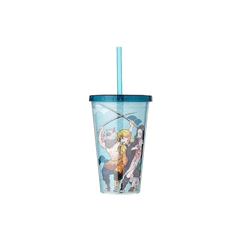 ABYSTYLE Demon Slayer - Group - Cup with Straw 470