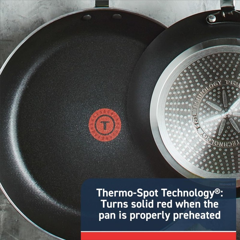 T-fal Experience Nonstick Cookware Set 12 Piece, Induction, Oven Broiler