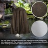 Garden Fountain Statue Protective Cover Silver Coated Oxford Cloth Waterproof