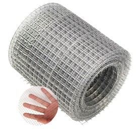 RYXRHSWZP Hardware Cloth 1/4 inch 4 in x 16 ft Chicken Wire Fencing 23 Gauge Galvanized Wire Mesh Roll for Chicken Fences Bird Wire Rabbit Wire Poultry Netting Cage Screen mesh Gutter Guard