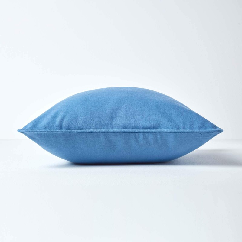 Homescapes Blue Cushion Cover 30 x 50 cm, Decorative Cushion