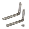 150 x 100 x 4 mm Stainless Steel Angle Connector