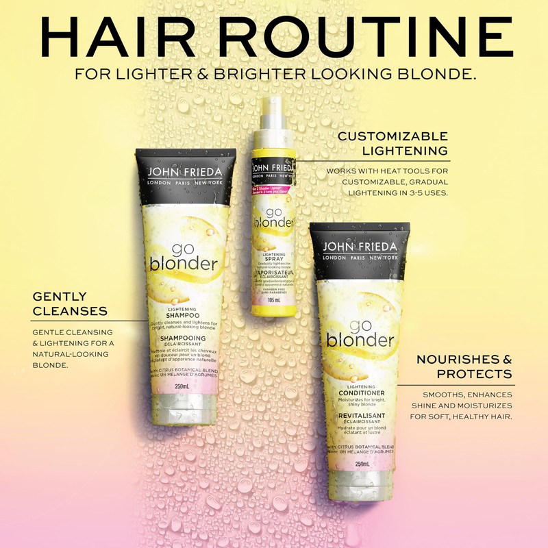 John Frieda Go Blonder Lightening Conditioner for Moisture Restoring and