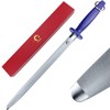 HIDAMOS Upgraded 12 Inch Honing Steel Magnetized Super Hardness Professional