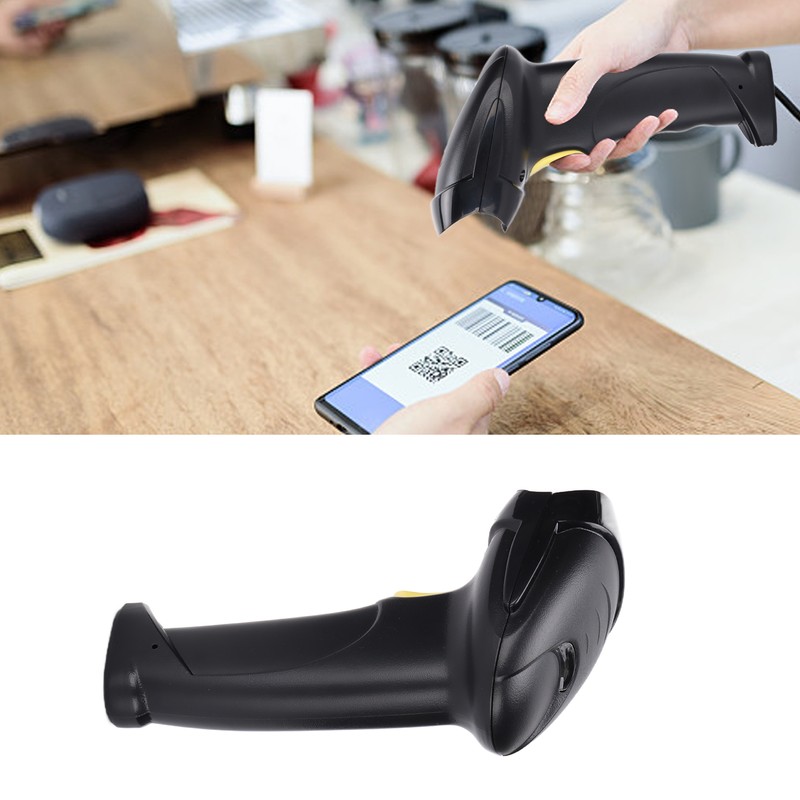 Barcode Scanner Wired Lasers Fast Stable Sensitive Accurate Ergonomic Handheld
