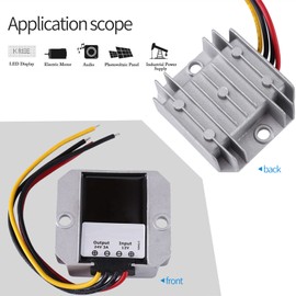 DC Voltage Converter 12v converter to 24v DC 12V to 24V 3A 72W Step Up Voltage Booster Converter Step Up Power Supply Regulator Module for Electric Motor Speaker Car LED International Power Adapters