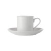 Maxwell & Williams White Basics Straight Demi Cup and Saucer